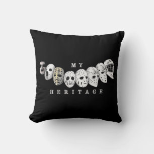 Coussin Hockey Goalie Evolution Retro oeil de chat Héritag