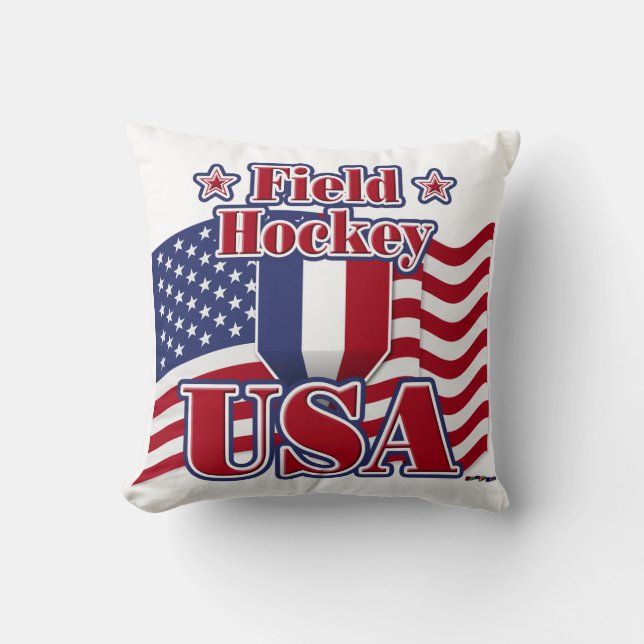 Coussin Hockey sur gazon USA (Recto)