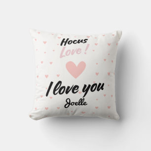 Coussin Hocus love I love You