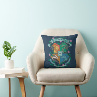 Coussin HOGWARTS™ Floral Crest