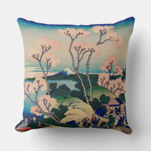 Coussin Hokusai - Goten-Yama-Hill,