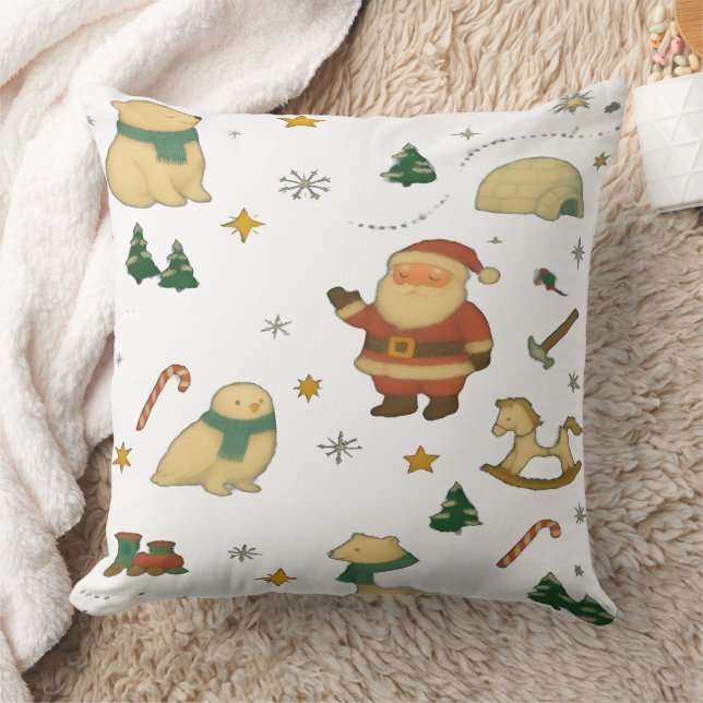 Coussin Holiday Throw Pillow (Couverture)