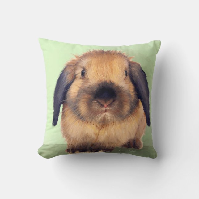 Coussin Holland Lop (Recto)