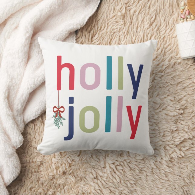 Coussin Holly Jolly Christmas (Couverture)
