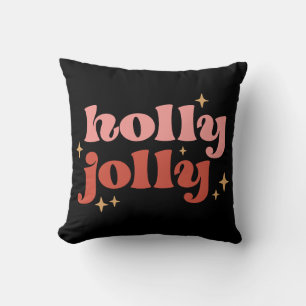 Coussin Holly Jolly Christmas Super Retro