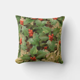 Coussin Holly Tree Noël Vintage