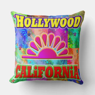 Coussin Hollywood Sun & Palms