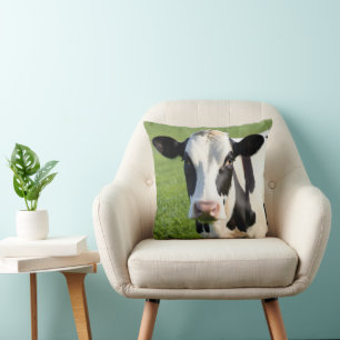 Coussin Holstein Heifer En Pâturage