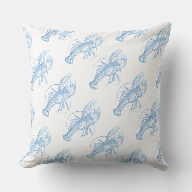Coussin Homard bleu (Recto)