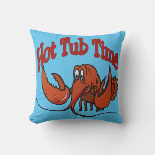 Coussin Homard, Hot Tub Time, langouste,