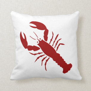Coussin Homard rouge