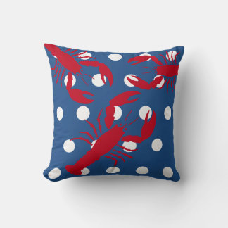 Coussin Homard rouge ~ Maison de plage