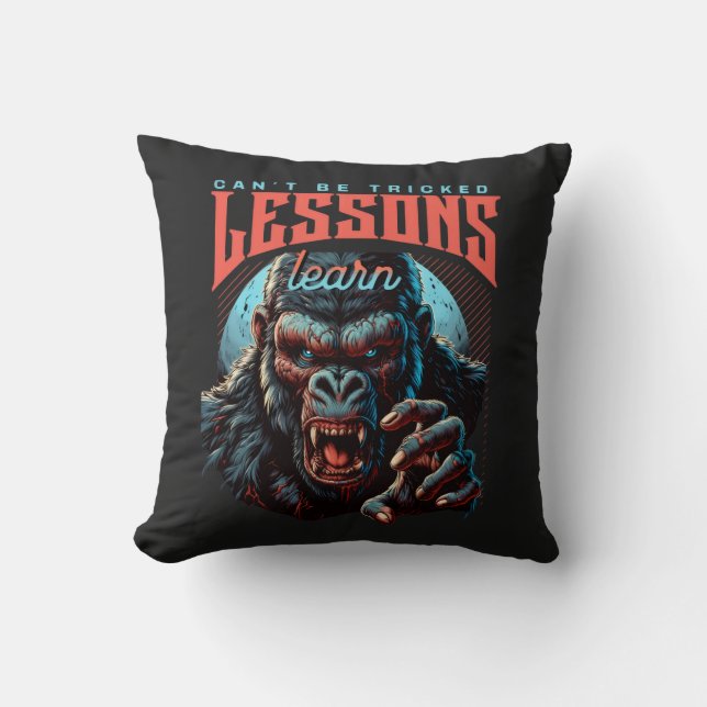Coussin Home Decor Wise Gorilla Lessons Learn Tote Bag (Recto)