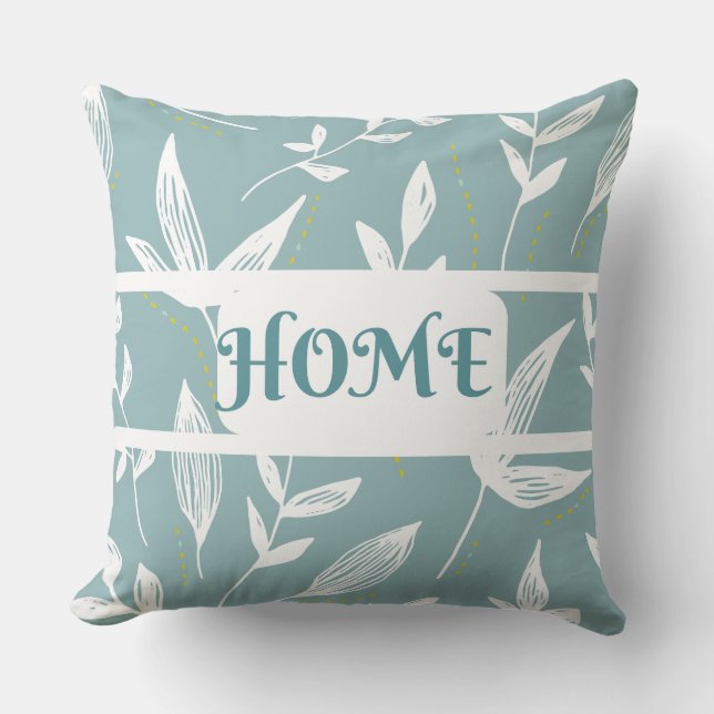 Coussin HOME Floral (Recto)
