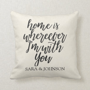 COUSSIN HOME IS WHEREEVER I'M WITH YOU PERSONALIZED