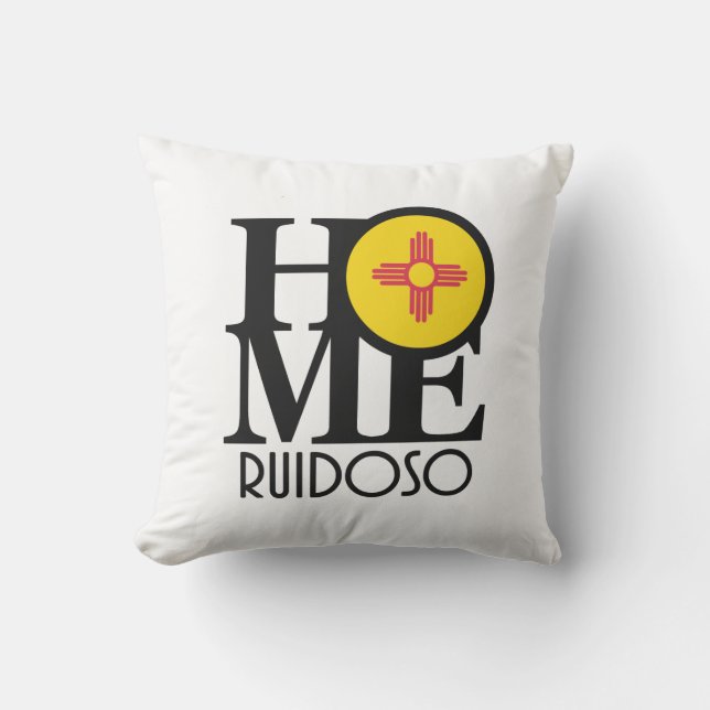 Coussin HOME Ruidoso Nouveau-Mexique (Recto)
