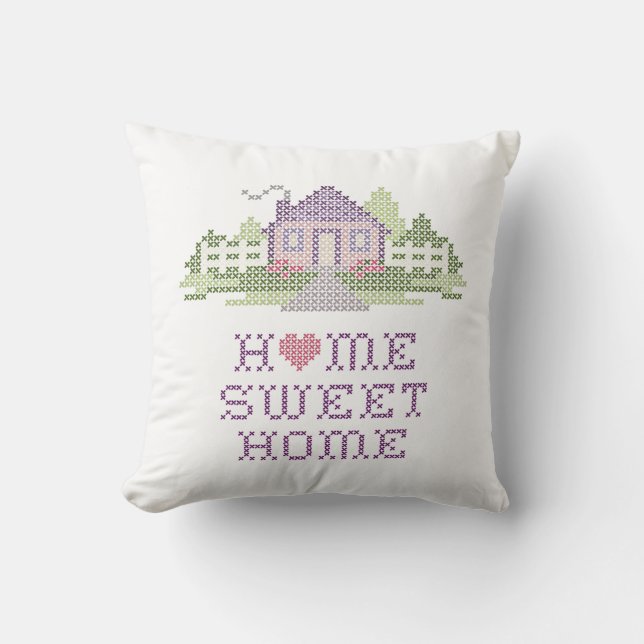 Coussin Home Sweet Home (Recto)