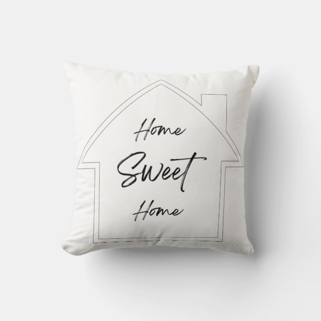 Coussin Home Sweet Home (Recto)