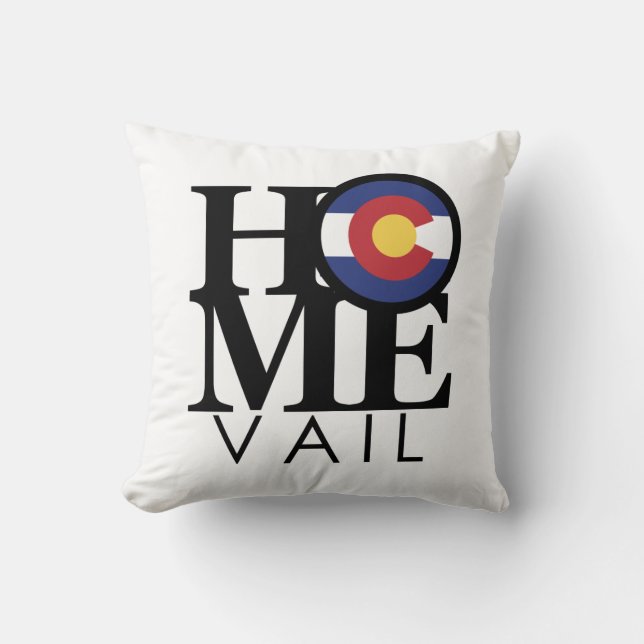Coussin HOME Vail Colorado (Recto)