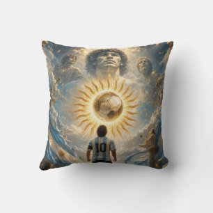 Coussin Hommage à la légende du football argentin