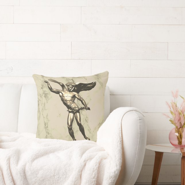 Coussin Homme d'ange lunaire avec ailes (Canapé)