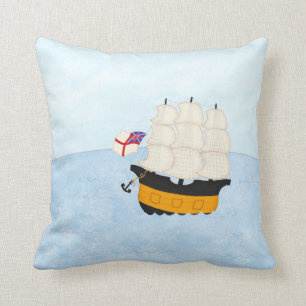 Coussin Homme de guerre en mer Aventure nautique