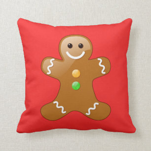 Coussin Homme de pain d'épices