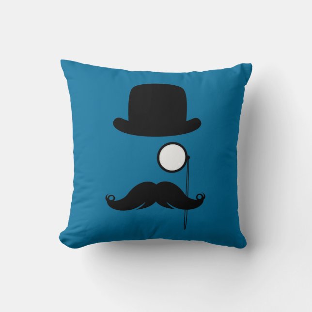 Coussin Homme de Stache de moustache de moustache (Recto)