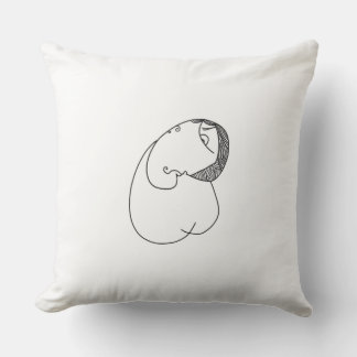 Coussin Homme homme personnage de l'art contemporain