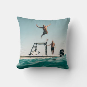 Coussin Homme plongée en piscine