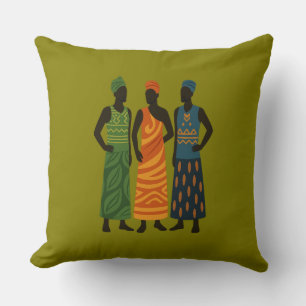 Coussin Hommes africains