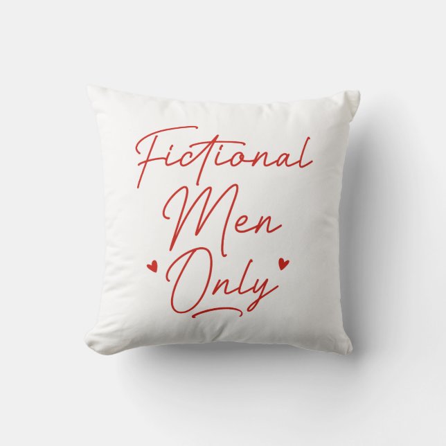 Coussin Hommes de fiction uniquement (Recto)