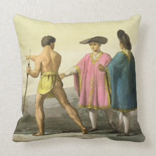 Coussin Hommes utilisant les ponchos cérémonieux à