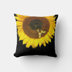 COUSSIN HONEY BEE ET SUNFLOWER