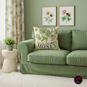Coussin Honeybee Haven