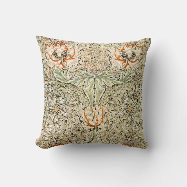Coussin Honeysuckle, William Morris (Recto)