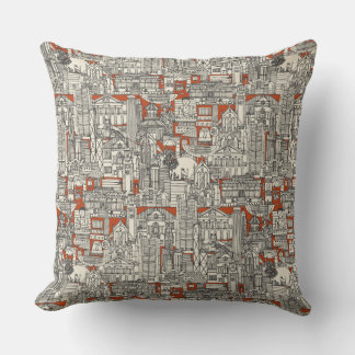 Coussin Hong Kong toile de jouy