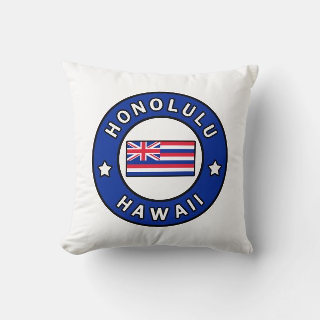 Coussin Honolulu Hawaii (Recto)
