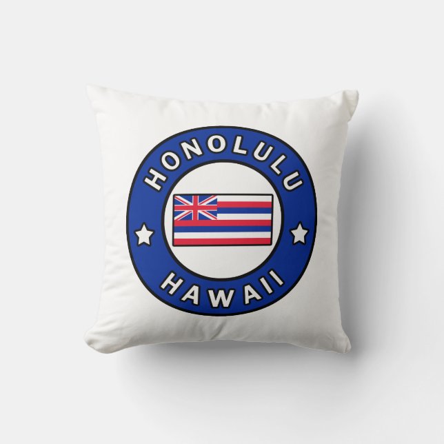 Coussin Honolulu Hawaii (Recto)