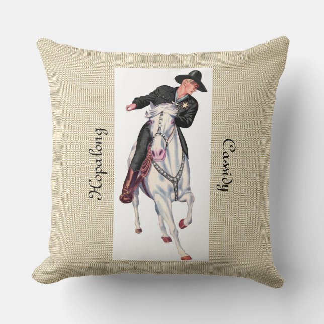 Coussin Hopalong Cassidy (Recto)
