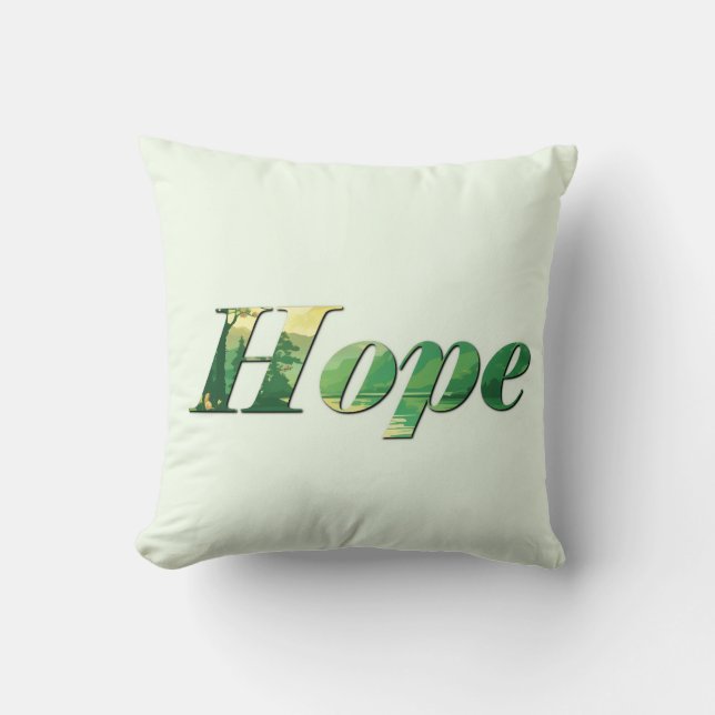 Coussin Hope. (Recto)