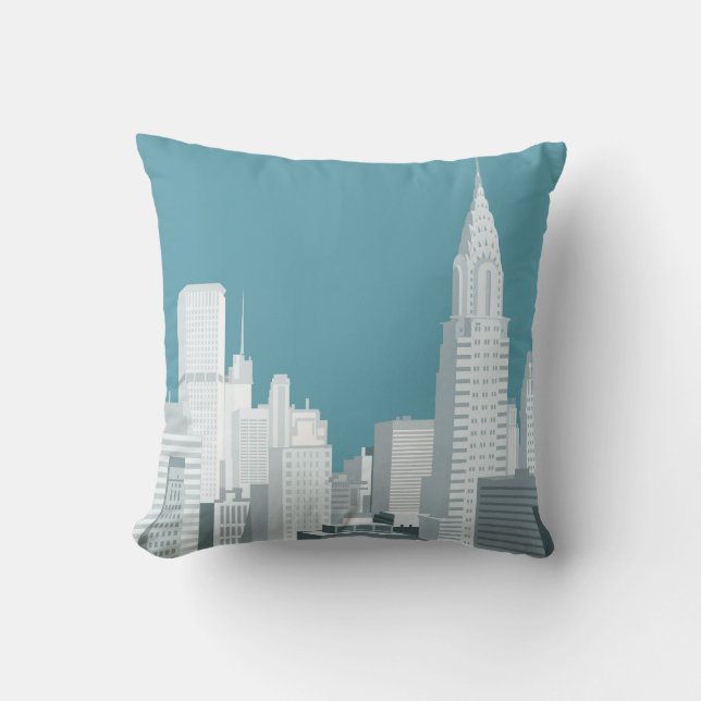 Coussin Horizon de Manhattan (Recto)