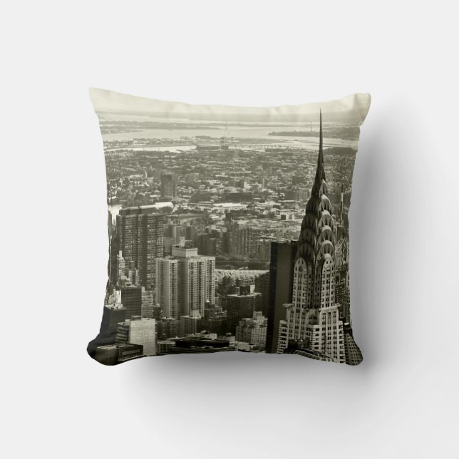 Coussin Horizon de New York City (Recto)