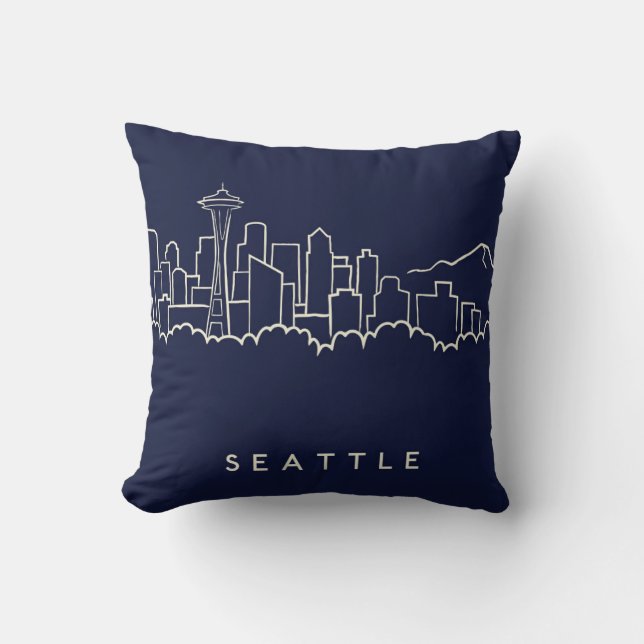 Coussin Horizon de Seattle (Recto)