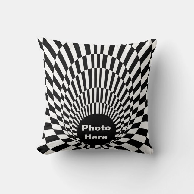 Coussin Horizon des événements 3d Trou noir (Recto)