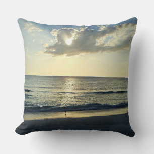 Coussin Horizon Doré à l'Aube