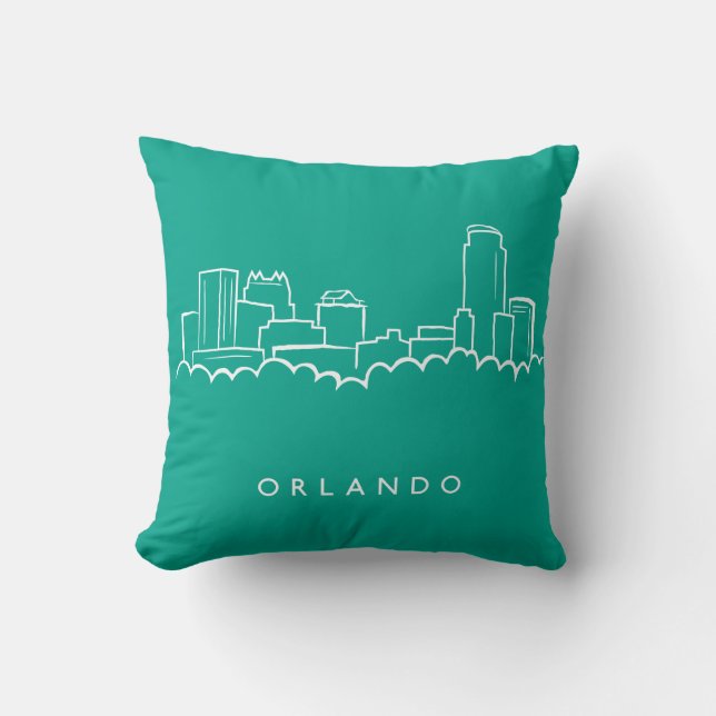 Coussin Horizon d'Orlando la Floride (Recto)