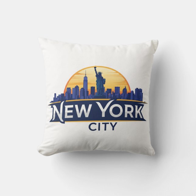 Coussin Horizon New York (Recto)