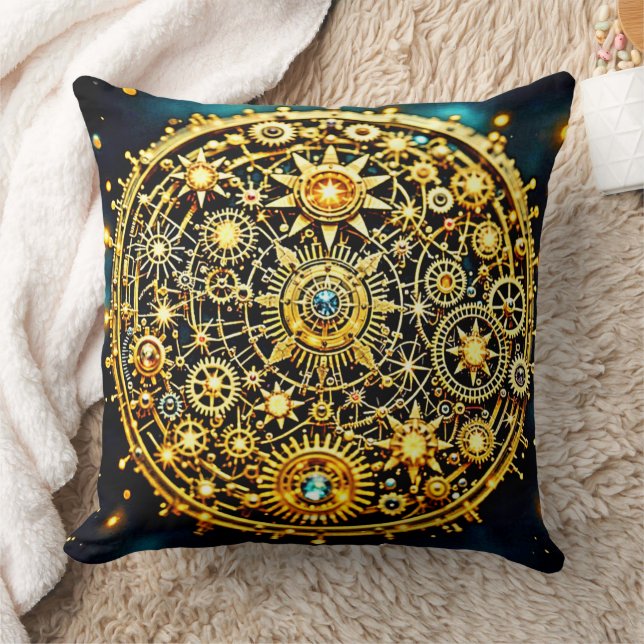 Coussin Horlogerie Céleste d'Art en Or (Couverture)