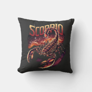 Coussin Horoscope Scorpio Constellation Zodiac Signes